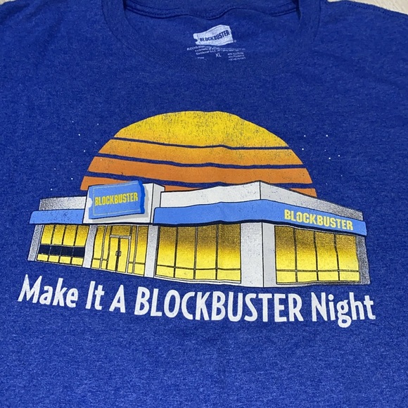 Blockbuster T-Shirt Make It A Blockbuster Night - Picture 2 of 4